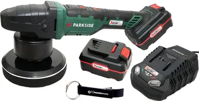 Produktbild von PARKSIDE® 20 V Akku-Poliermaschine PPMAS 20-Li / inkl. 2 Akkus (4Ah) und Ladegerät (4,5A)
