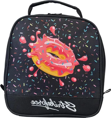 Productafbeelding van Bowlingbal Tas - Accessoire Tas - Bowlingbal Vervoeren - Past op Handvat - Voor 1 Bal - Zwart