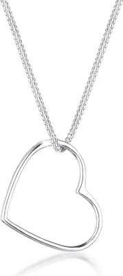 Immagine prodotto di Collana Elli da donna con pendente a cuore in filigrana in argento sterling 925