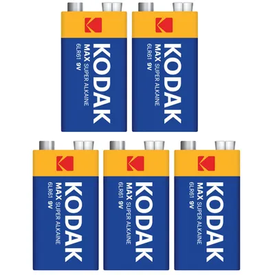 Produktbild von Kodak 9V, Einwegbatterie, 9V, Alkali, 9 V, 2 Stück(e), 570 mAh