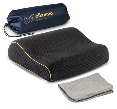 Produktbild von Alkamto Orthopädisches Reisekissen Memory-Schaum 35x30x10 cm