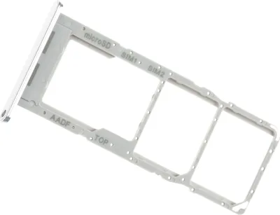 Produktbild von Simkarten Halter für Samsung Galaxy A14 - Tray Fach Schublade Schlitten Silber