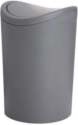 Produktbild von Graue 6l Badewannenabfall mit Schwingdeckel