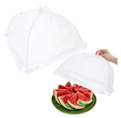 Produktbild von Fliegenhaube Faltbar Lebensmittel Abdeckung Kuchenabdeckung Nylon Netz für Essen