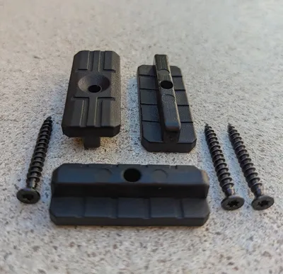 Produktbild von 100 Stück WPC Clips 5mm Fuge Klammern Dielen Abstandhalter Terrassendielen Befestigung
