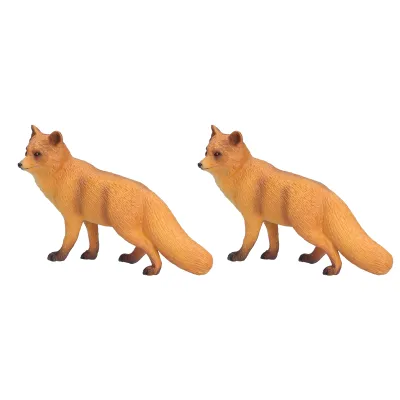 Produktbild von Realistische Fuchsfigur,Fuchsfigur,Rotfuchsfigur,Lebensechtes Fuchsmodell,Fuchsmodell Spielzeug,Lebensechtes Fuchsmodell Spielzeug