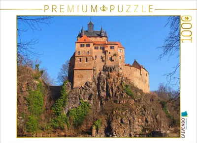 Produktbild von CALVENDO Puzzle Burg Kriebstein | 1000 Teile Lege-Größe 64x48cm Foto-Puzzle für glückliche Stunden