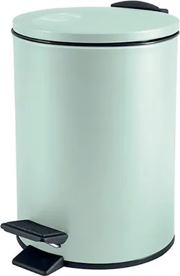Produktbild von Spirella Treteimer Cannes - mintgrun - 3L - Metall - 17 x 25 cm
