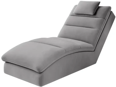 Produktbild von Bequeme Chaiselongue ARIELLA - hellgrau