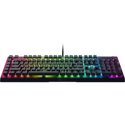 Produktbild von Razer | Mechanische Gaming-Tastatur | BlackWidow V4 X | Mechanische Gaming-Tastatur | Kabelgebunden | USA | Schwarz | Gelbe mechanische Schalter (linear)