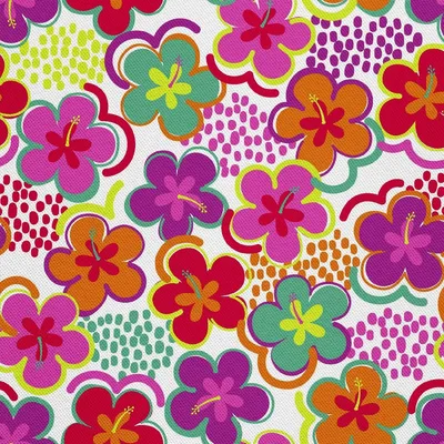 Image de DÉCORDS D'EXTÉRIEUR OXFORD - Motif fleurs style hippie I DX369
