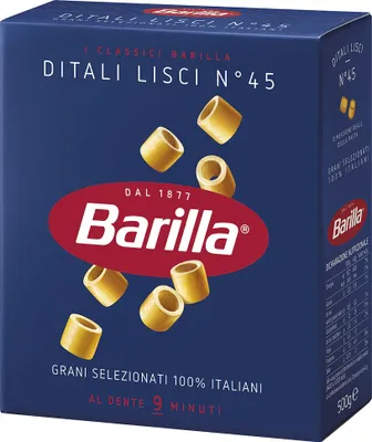 Zdjęcie produktu dla Makaron Ditali Lisci n45 500g - Barilla