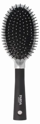Imagen del producto de PARSA Beauty: Línea de productos esenciales para el cuidado del cabello. Cepillo ovalado grande, color plateado