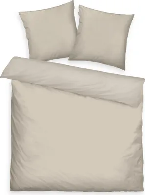Produktbild von Tom Tailor Satin Wendebettwäsche Braun 1x 220 cm x 200 cm + 2x 80 x 80 cm