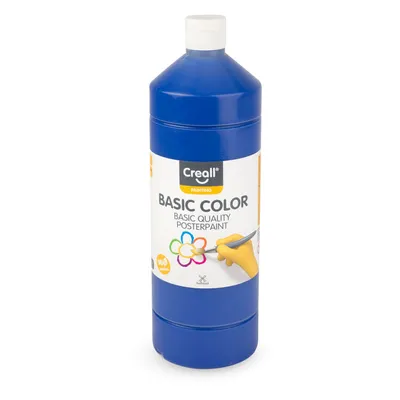 Obrázek produktu pro Barva temperová Creall, 1 000 ml, tmavě modrá