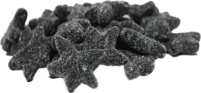 Produktbild von Lakritz Sterne starkes Lakritz mit salzigem Überzug veggie 300g
