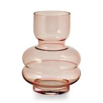 Immagine prodotto di H&H Vaso In Vetro Rosa Cm 21