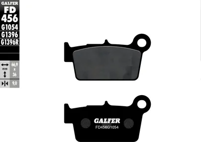 Produktbild von Galfer Bremsbeläge - Sintermetall