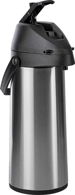 Produktbild von ONVAYA® Airpot Pumpkanne | 1,9 Liter | Isolierkanne | Thermoskanne | Getränkespender | Edelstahl mattiert | Kaffeekanne | Doppelwandig