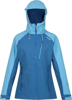 Produktbild von Regatta dámská skořepinová bunda Birchdale, nepromokavá RG3330 (34 DE) (Vallarta Blue/Etheric)