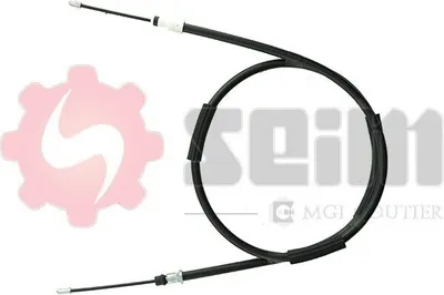 Produktbild von SEIM Handbremsseil Seilzug Feststellbremse passend für PEUGEOT 205 II (20A/C) Hinten Rechts 203850