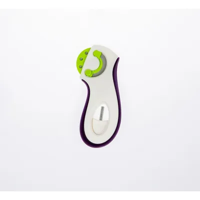 Produktbild von Prym Ergonomics Rollschneider 45mm, plaumenblau/weiß