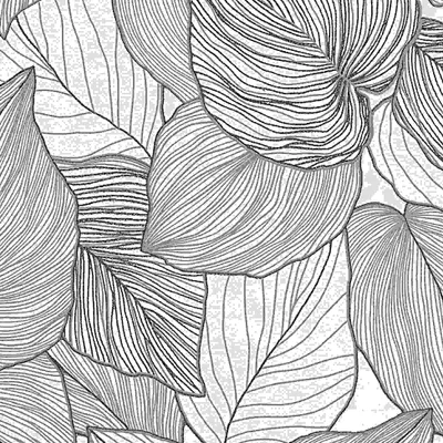 Obrázek produktu pro Strukturovaná tapeta 10381-10 netkaná tapeta květiny květinová 0,53 x 10,05 m Erismann Collage šedá