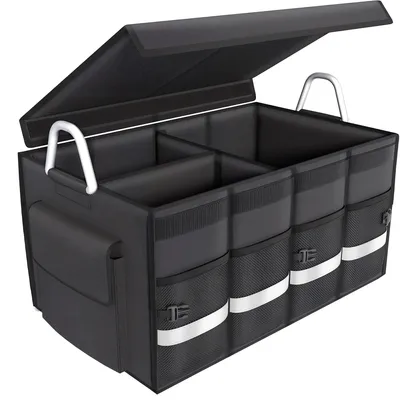 Obrázok produktu pre Verk 10093 Organizér do kufra auta 60 l čierny