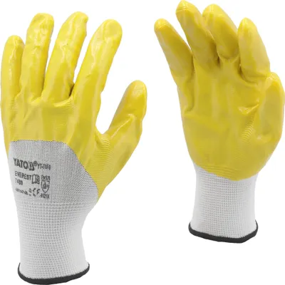 Produktbild von 9" Schutzhandschuhe, Nylon/Nitrilite YT-7480 YATO