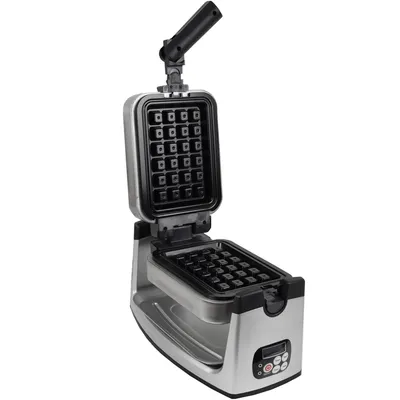 Produktbild von Syntrox Germany Waffeleisen Belgische Waffeln rotierend Digital 800W Edelstahl