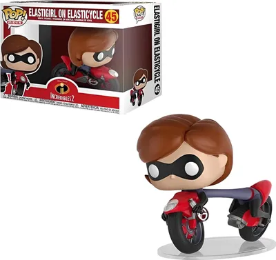 Immagine prodotto di Funko Gli Incredibili 2 Elastigirl su Elasticycle POP! figura di giostra 15 cm FK29955