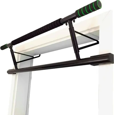 Produktbild von Klimmzugstange - Türrahmen bis 92cm, rutschfeste Griffe, optimierte Höhe (+20 cm), multifunktional