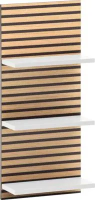 Obrázek produktu pro Nástěnný regál Möbelpartner Katta dřevodekor 30,3 x 70,2 x 17,45 cm