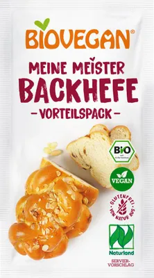 Produktbild von Meine Meisterbackhefe Familienpack 21g