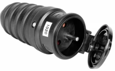 Produktbild von Tragbare Gummisteckdose mit/ohne 16A 250V IP44 D.3157