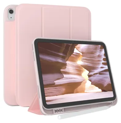 Produktbild von EAZY CASE Smartcase mit Stifthalter für Apple iPad 10,9" (10. Gen.) Hülle mit Stifthalterung, Tablet Cover aufstellbar  10,9 Zoll in Rosa