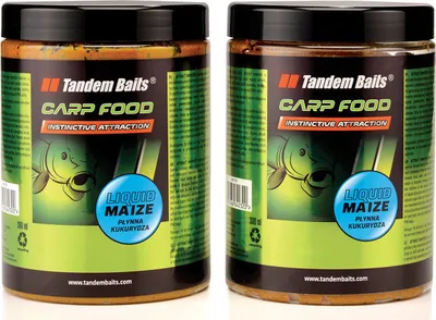 Produktbild von Tandem Baits 2-er Set Carp Food Liquid Maize Fruit Flavour Mix, Karpfen Angeln ohne Mühe, Köder zum Große-Fische-Angeln, Karpfenzubehör für Profis & Hobby-Angler 1 ml