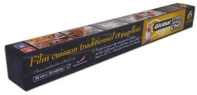 Productafbeelding van Set van 2 Kookfolies met Siliconen Band, 50 cm x 25 m