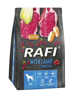 Immagine prodotto di RAFI cibo secco per cani adulti con agnello 3 kg DOLINA NOTECI