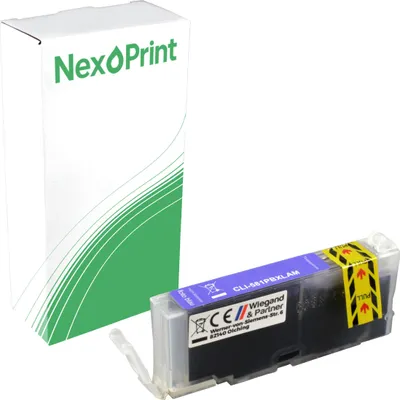 Produktbild von Druckerpatrone kompatibel zu Canon CLI-581PB XL cyan Pixma TS 8252 TS 8251 8250 8242 8241