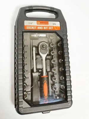 Produktbild von Werckmann Werkzeugset 32 Teile mit 1/4 Zoll Ratsche