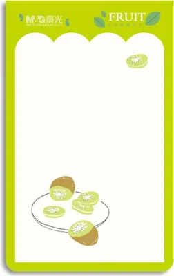 Image de Notes autocollantes 76x51 MG Fruits