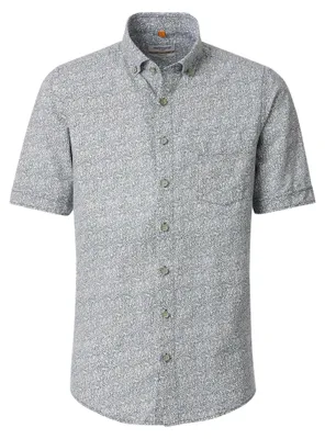 Produktbild von Redmond - Casual Fit - Herren Freizeithemd Kurzarm (261150999), Größe:4XL, Farbe:Grün(600)