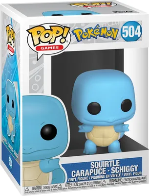 Produktbild von Pokemon - Squirtle Carapuge Schiggy 504 - Funko Pop! - Vinyl Figur