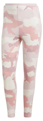 Produktbild von adidas Essentials 3-Stripes Camo Print 7/8 Length Leggings