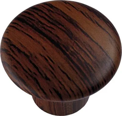 Produktbild von Möbelgriff Kunststoff mooreiche ØxH 32/24 mm