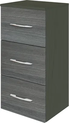 Produktbild von Bad Auszugschrank Florida 40 cm in Eiche Rauchsilber Nachbildung