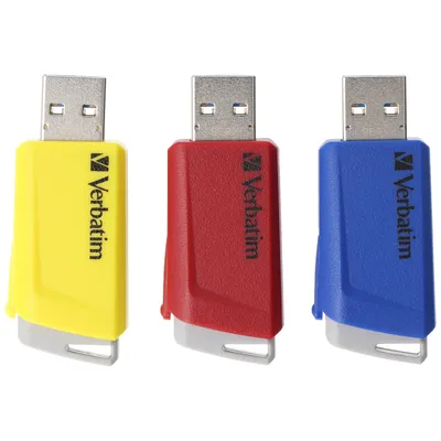 Produktbild von Verbatim Store 'n' Click USB 3.2 Gen 1 3x16GB