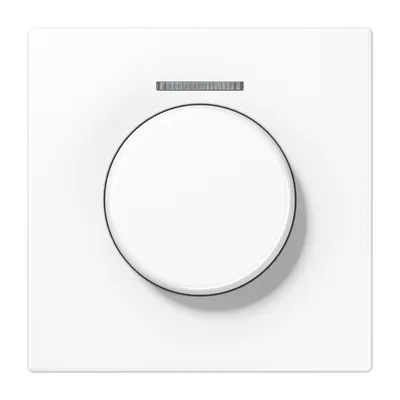 Produktbild von Jung LS1940KO5WW Abdeckung mit Lichtleiter für KNX Drehs.