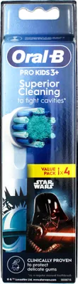 Productafbeelding van Oral-B Kids Star Wars, 4 stuks, Meerkleurig, Star Wars, 3 jaar, Blisterverpakking